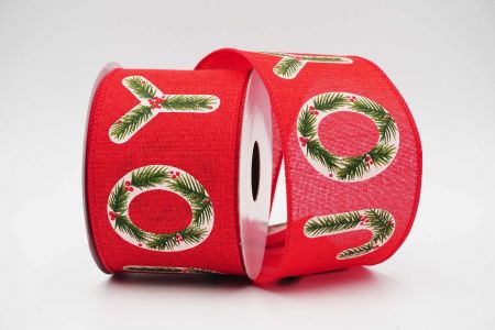 JOY Wired Christmas Ribbon_ALL 1_KF6762GC-7-7_Red